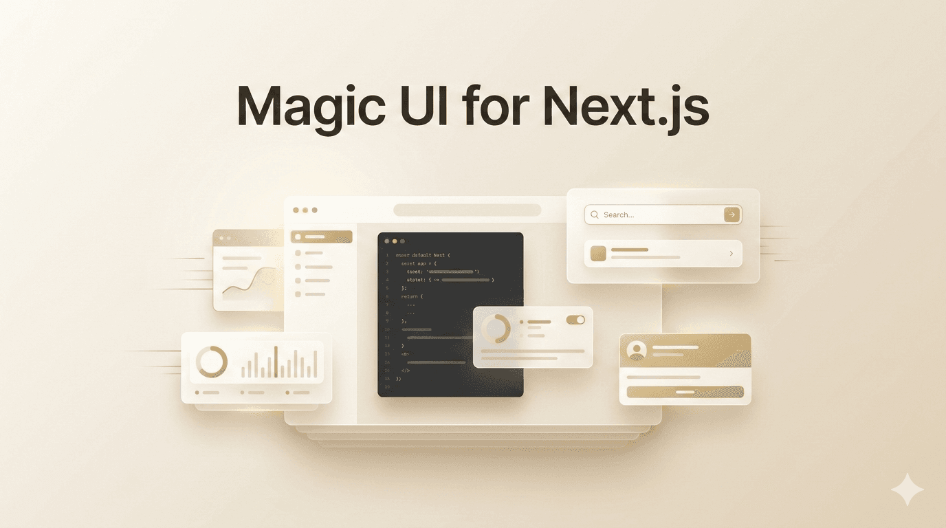 Magic UI component showcase visual