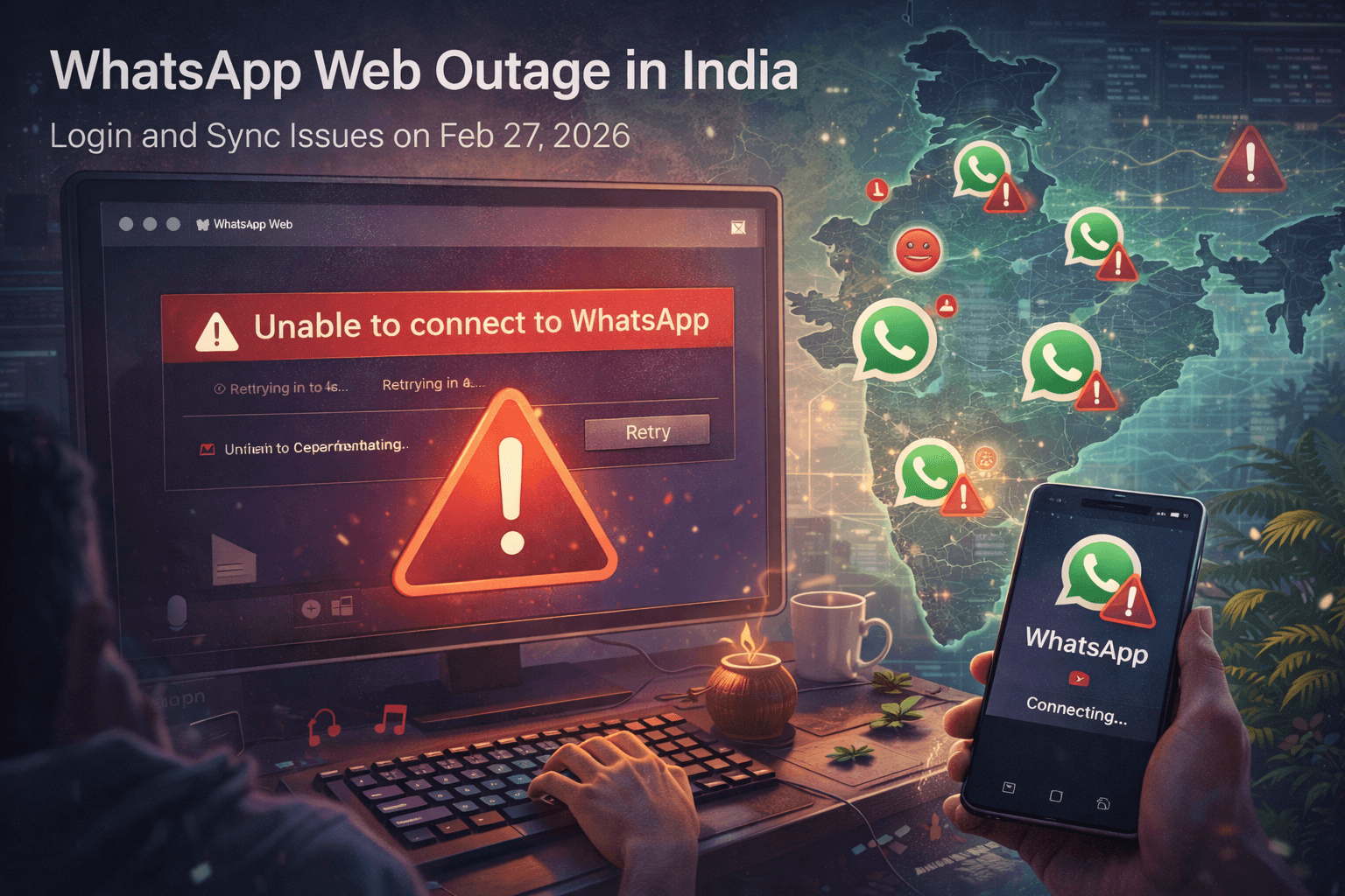 WhatsApp Web outage story cover image