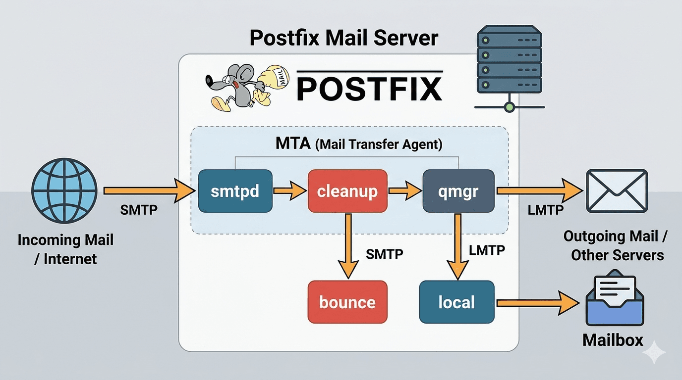 Postfix email ingestion to FastAPI endpoint workflow with dummy values